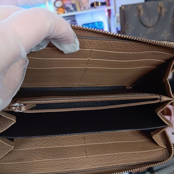 Gucci Python Exotic Leather Vintage Bamboo Tassel Zip Around Large Size Wallet W - Picture 10 of 14